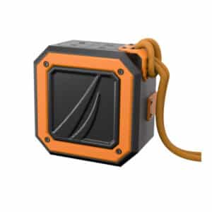 S100 Portable Bluetooth(R) Outdoor Speaker, Black-Orange