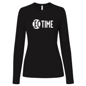 CEO Time Women's Black Long Sleeve