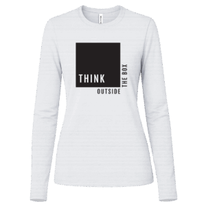 Think Outside The Box Women's White Long Sleeve