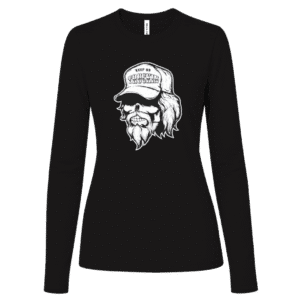 Keep On Trucking Women's Black &  White Long Sleeve