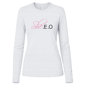 SHE.E.O Women's White Long Sleeve