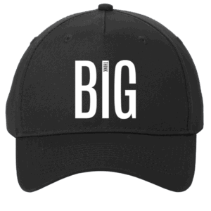 Think Big Black Cap