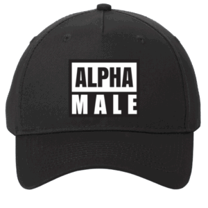 Alpha Male Black & White Cap
