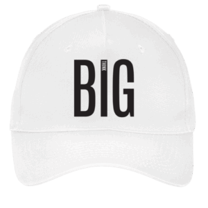 Think Big White Cap