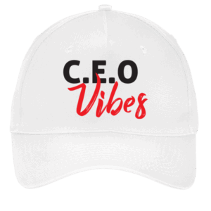 CEO Vibes White Cap