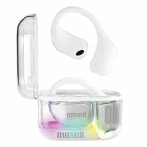 OHS Pro Bluetooth(R) Open-Ear Earhooks with Mics and Light-up Charging Case, Secure and Comfortable Fit, up to 18 Hours of Play Time