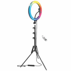 RGB Selfie Ring Light Studio Kit with Wireless Remote Control and Tripod (12 In.)