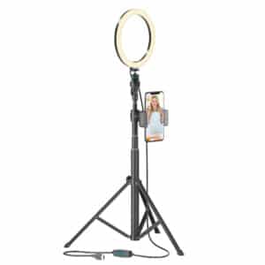 8-In. Selfie Ring Light Studio with 51-In. Tripod Stand and Phone Holder