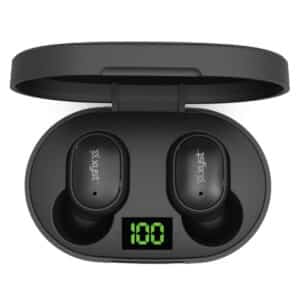 Voxen TWS Bluetooth(R) v5.4 In-Ear Earphones with Mic and Digital Battery Life Display on Charging Case, up to 4 Hours Play Time