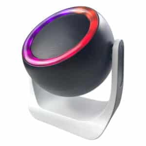 10-Watt BEAT-3 Micro Boom Portable Bluetooth(R) Flame Mini Speaker with TWS, RGB Lights, USB-microSD(TM) Card, FM Radio, up to 6 Hours Play Time